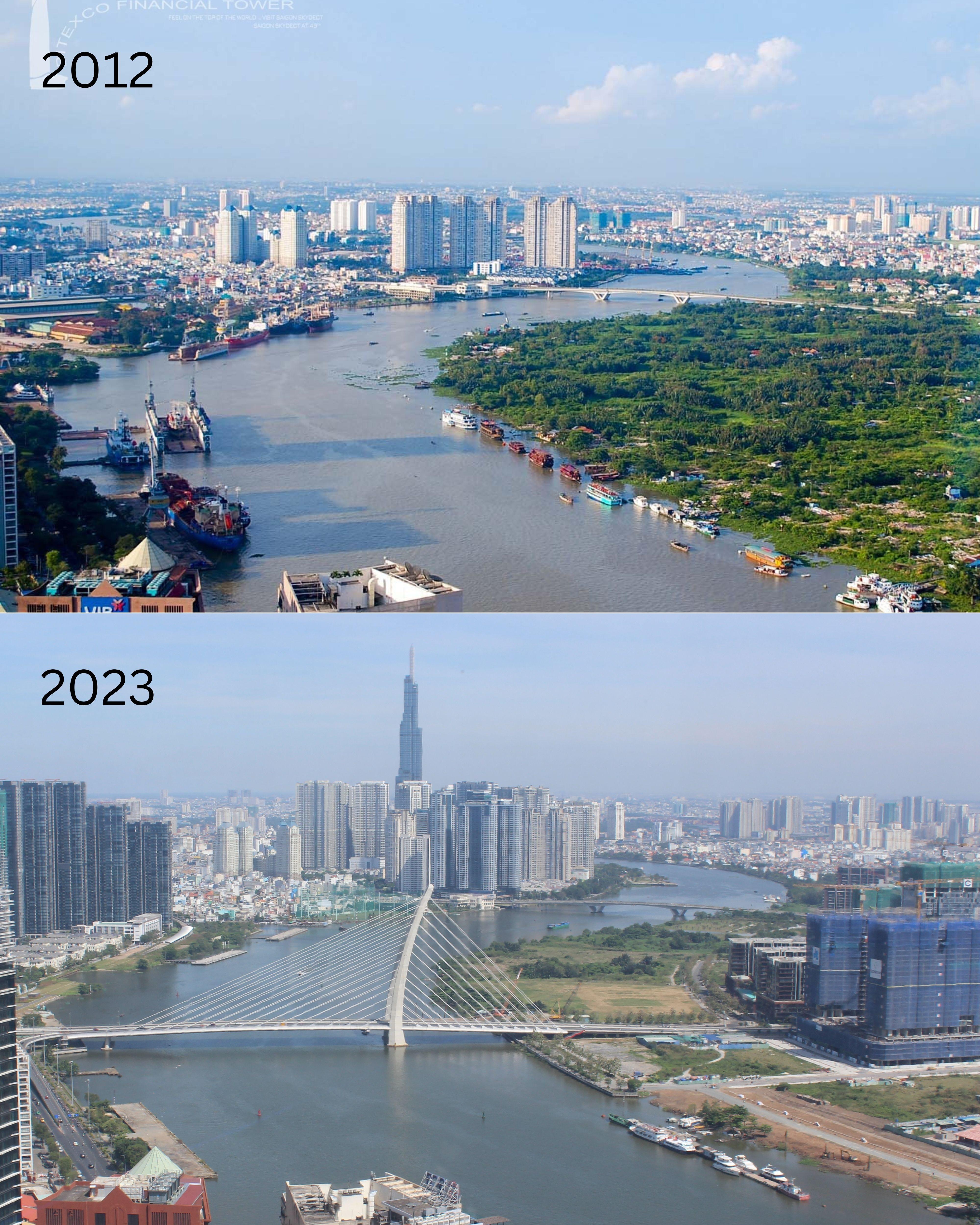 Những cây cầu Sài Gòn xưa qua ảnh, ký ức Chợ Lớn - Gia Định còn lại gì 12 Đường chân trời thành phố nhìn từ khu vực cầu Sài Gòn qua các giai đoạn