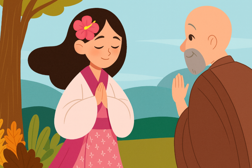 Bà Đen là ai và truyền thuyết ly kỳ phía sau núi Bà Đen cao nhất miền Nam 3 Tranh minh họa truyền thuyết Lý Thiên Hương