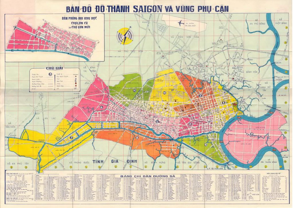 Thẻ căn cước trước 1975: Sài Gòn quản lý cư trú giữa chiến tranh ra sao? 12 Bản đồ đô thị Sài Gòn gợi các khu cư trú